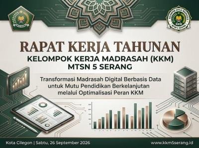 Kepala MTs An-Nawa Sekaligus Sekretaris KKM Hadiri Rapat Kerja Tahunan Anggota KKM MTsN 5 Serang di Kota Cilegon